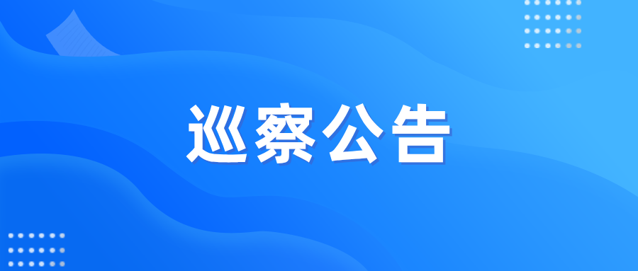 巡察公告